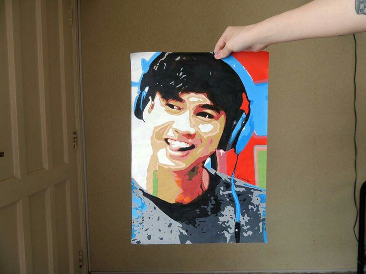 736x552 7 Best My Drawings Images On 5sos Drawing, 5sos Fan - 5sos Painting