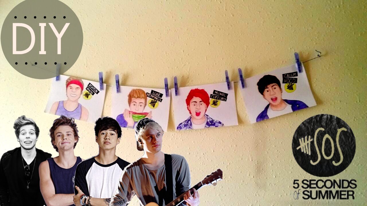 1280x720 Diy Room Decor 5sos - 5sos Painting