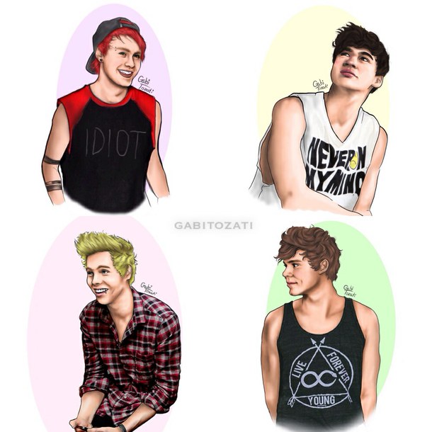 610x610 Finally Did It - 5sos Painting