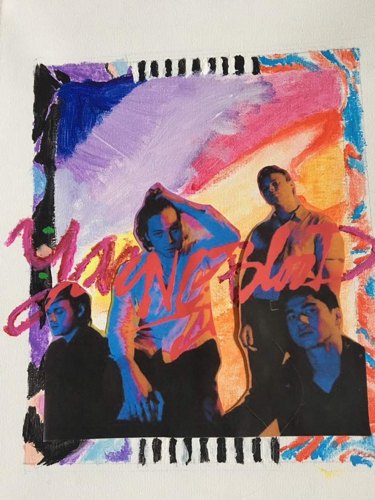 768x1024 Youngblood Fanart 5sosfam Amino - 5sos Painting