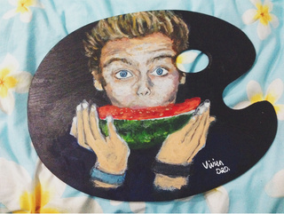 320x241 Hemmings Drawings On Paigeeworld. Pictures Of Hemmings - 5sos Painting