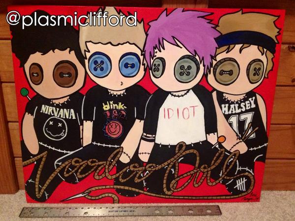 600x450 Tori On Twitter My Voodoo Doll Painting Of 5sos! What Do You - 5sos Painting