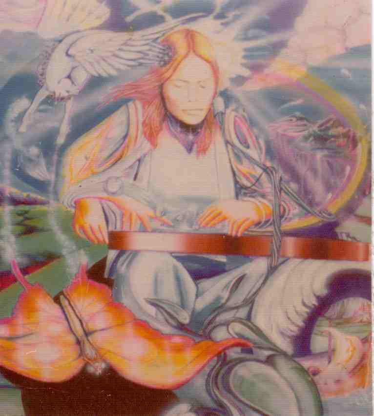 766x852 Britton Zabka's Vintage 60s70s Painting Of An Alternative Album - 60s Painting