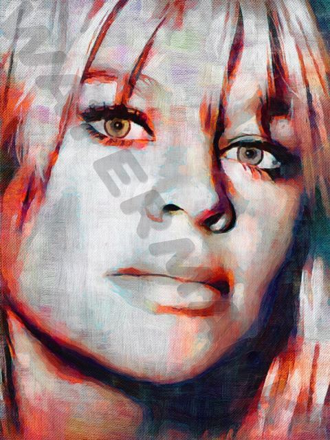 480x640 Julie Christie Pop Icon English 60s Art Print Poster Oil Painting - 60s Painting