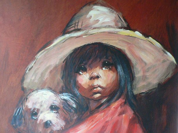 600x450 Pepita Original 60s Painting By Barry Leighton Jones. I Like - 60s Painting