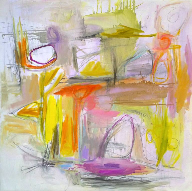 770x766 Saatchi Art The 60s Painting By Trixie Pitts - 60s Painting
