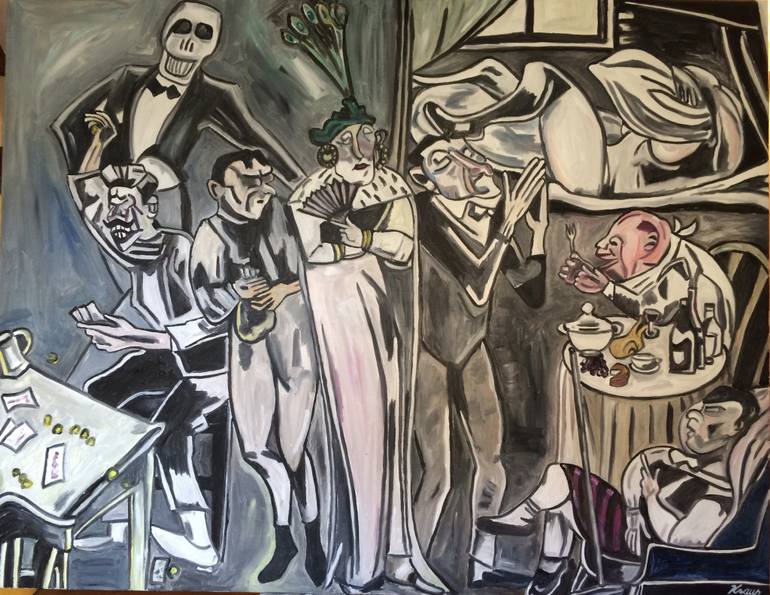 770x595 Saatchi Art 7 Deadly Sins Painting By Sigurd Kraus - 7 Deadly Sins Painting