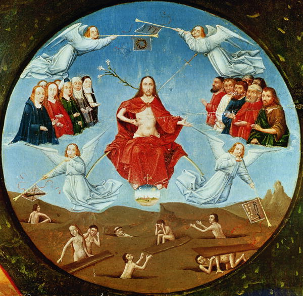 600x585 The Judgement Detail From The Table Of The Seven Deadly Sins - 7 Deadly Sins Painting