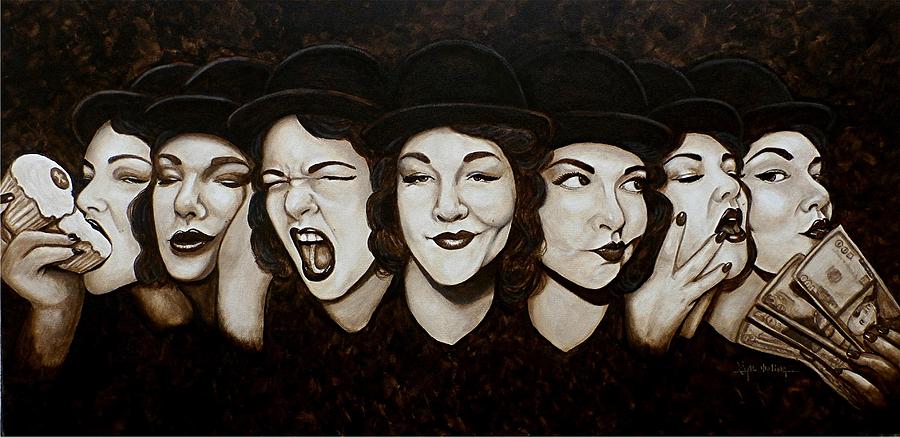 900x437 Jaynie Faces Her Seven Sins Painting By Al Molina - 7 Deadly Sins Painting