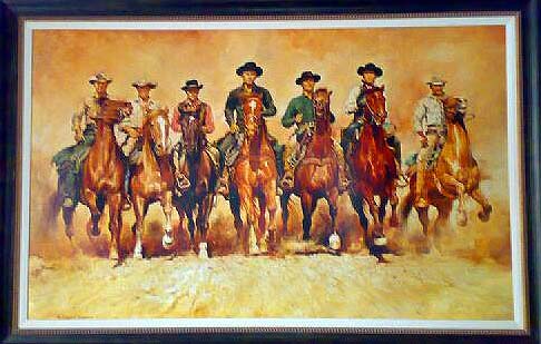 486x309 The Magnificent Seven - 7 Painting