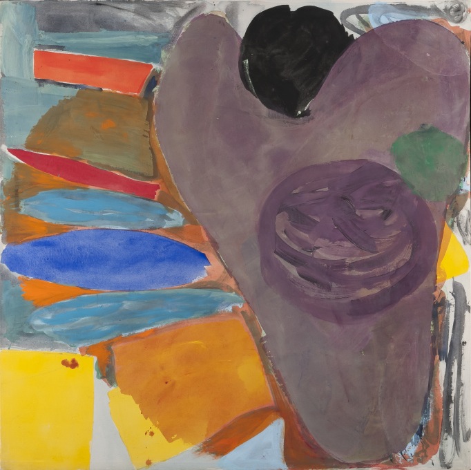 682x680 New Possibilities Abstract Painting From The 70s Painters' Table - 70s Painting