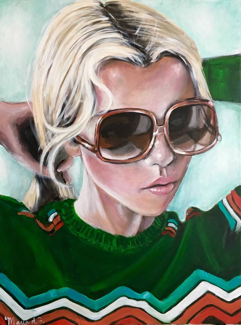 770x1040 Saatchi Art 70's Painting By Maria Folger - 70s Painting