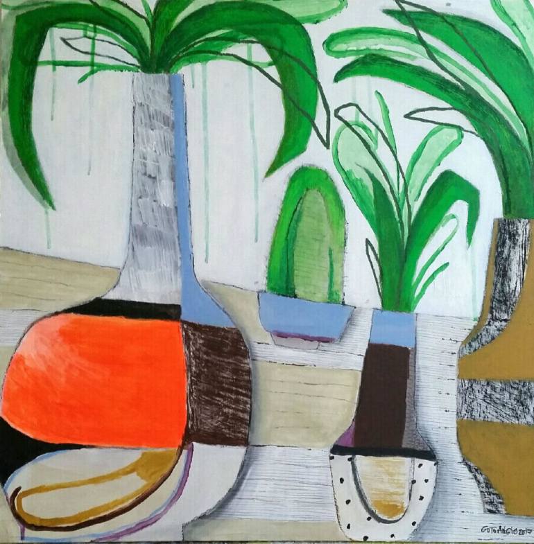 770x785 Saatchi Art 70s Painting By Angie Goto - 70s Painting