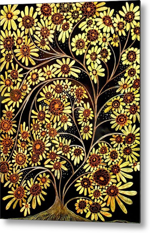 493x762 That 70s Painting Metal Print By Megan Melonas - 70s Painting