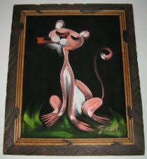 210x228 Kenny Rogers Black Velvet Painting. Definitive Kitsch. Oh, You - 70s Velvet Painting