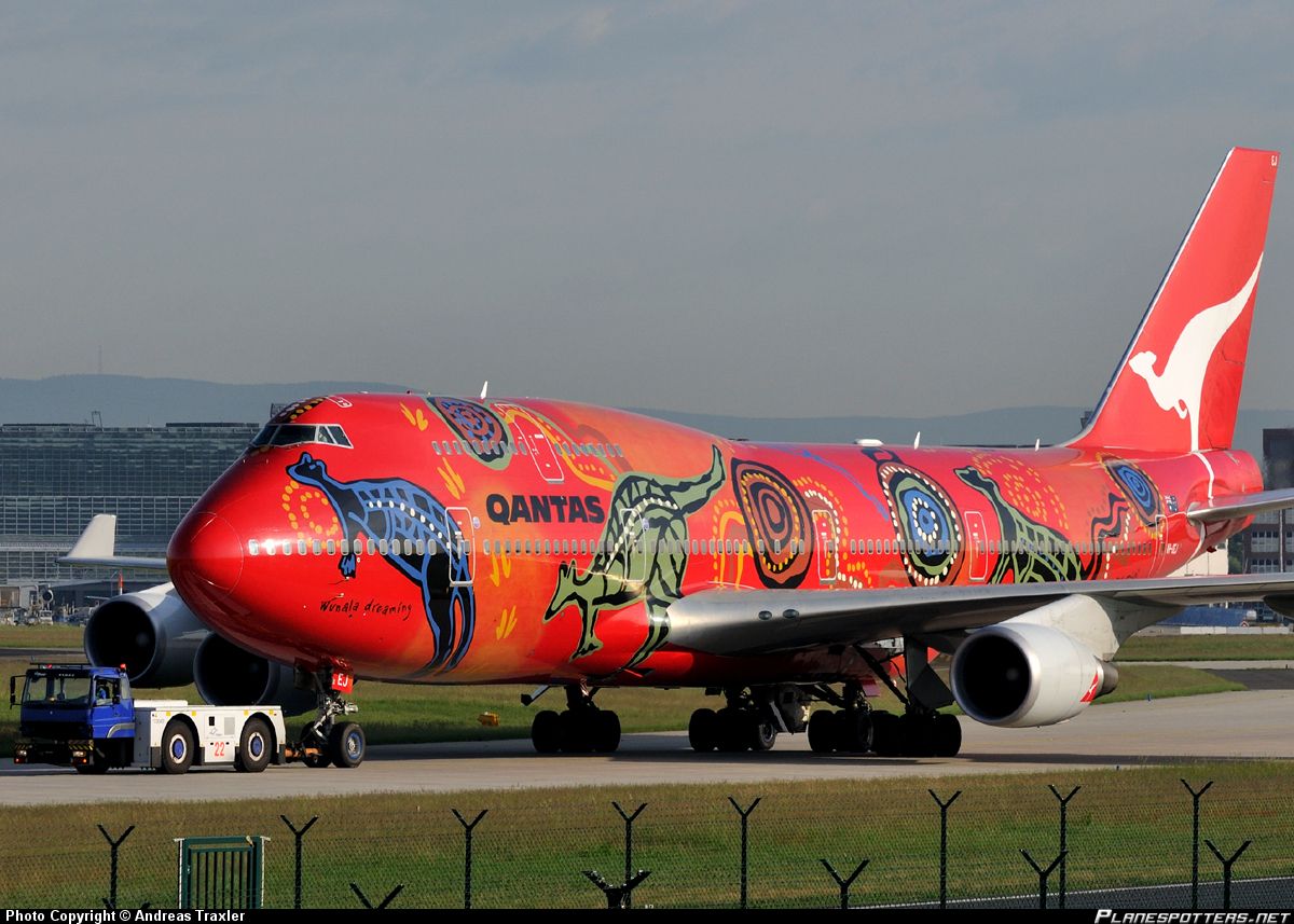 1200x857 Qantas Boeing 747 Named Vh Oej, - 747 Painting
