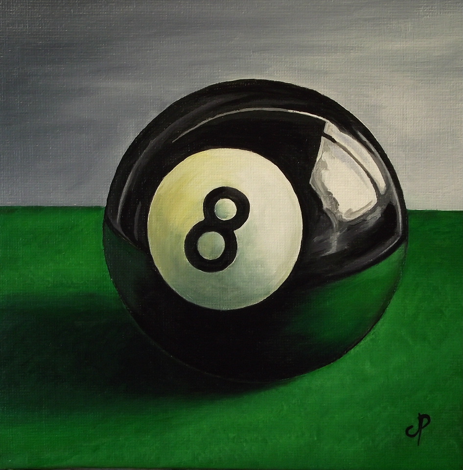 946x960 Jane Palmer Fine Art 8 Ball - 8 Ball Painting