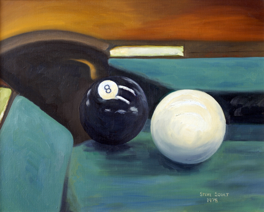 900x723 Paintings - 8 Ball Painting