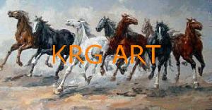300x156 8 Horses Painting, Chinese 8 Horses Paintings Oil Art Canvas - 8 Horses Painting