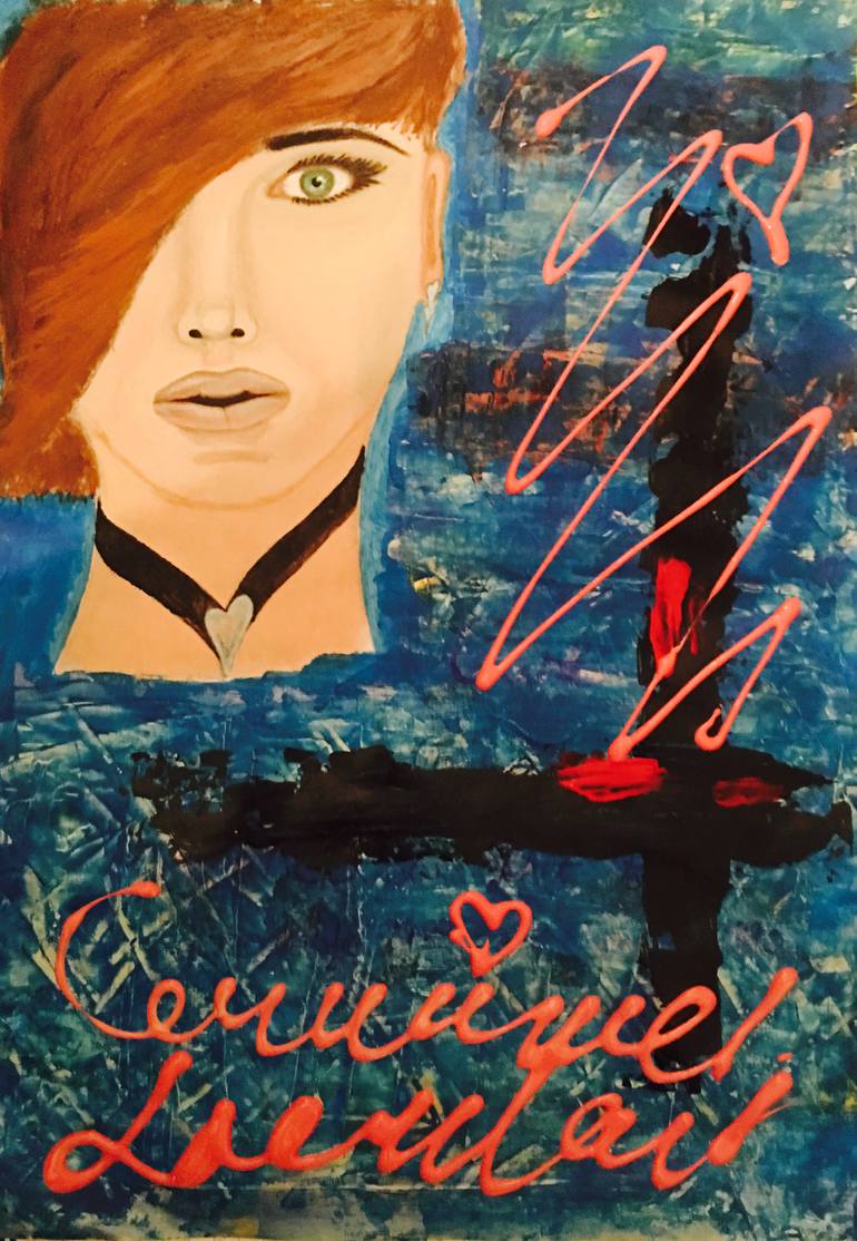 770x1114 Saatchi Art Advertising In The 80s Painting By Irina Petre - 80s Painting