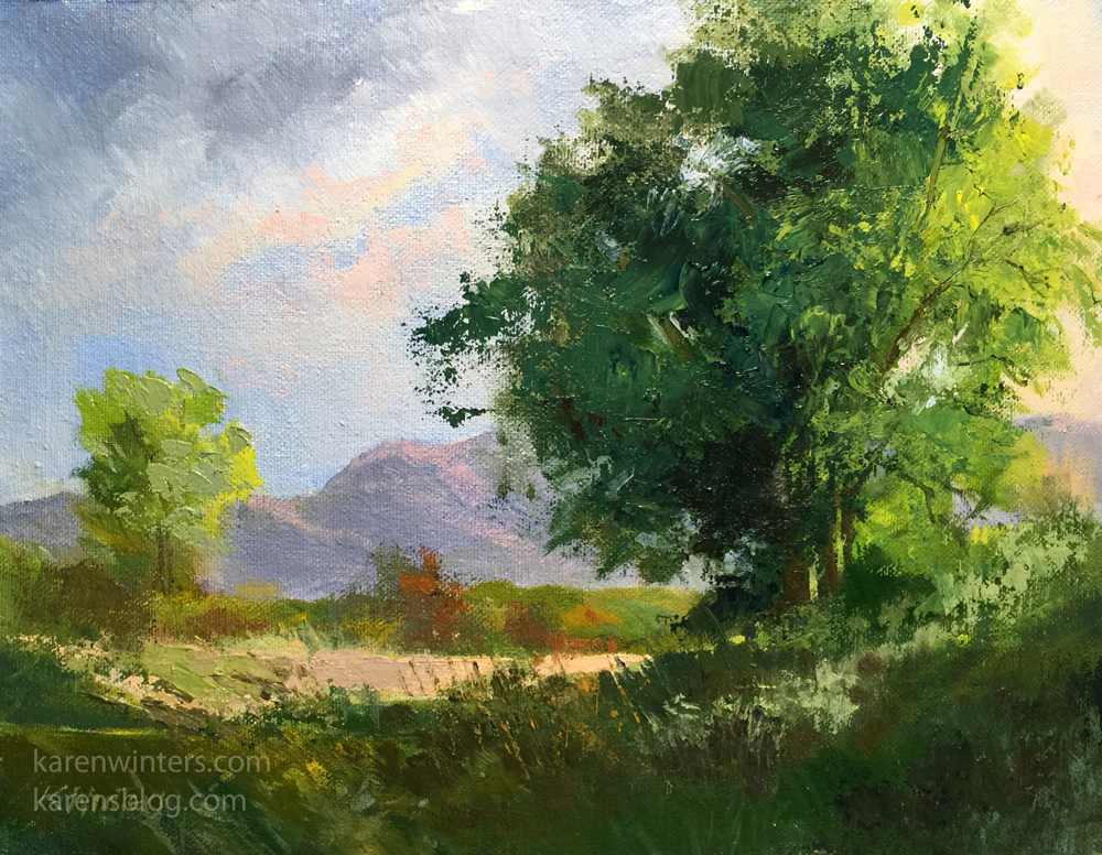 1000x776 Cottonwood Country Colorado Landscape Oil Painting Art - 8x10 Oil Painting