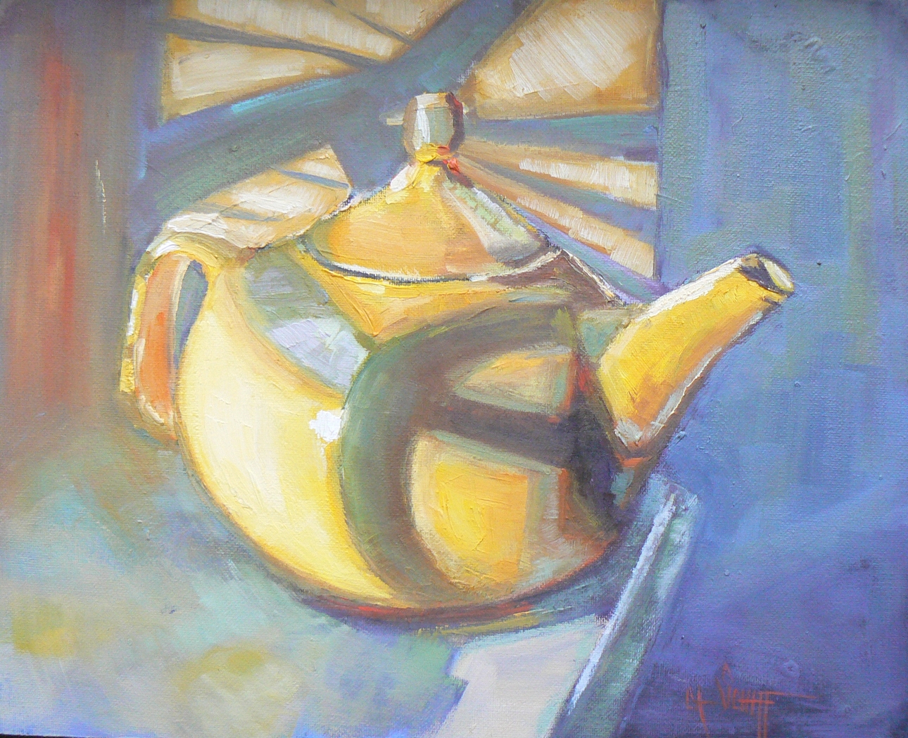 1290x1049 Carol Schiff Daily Painting Studio Daily Painting, Small Oil - 8x10 Oil Painting