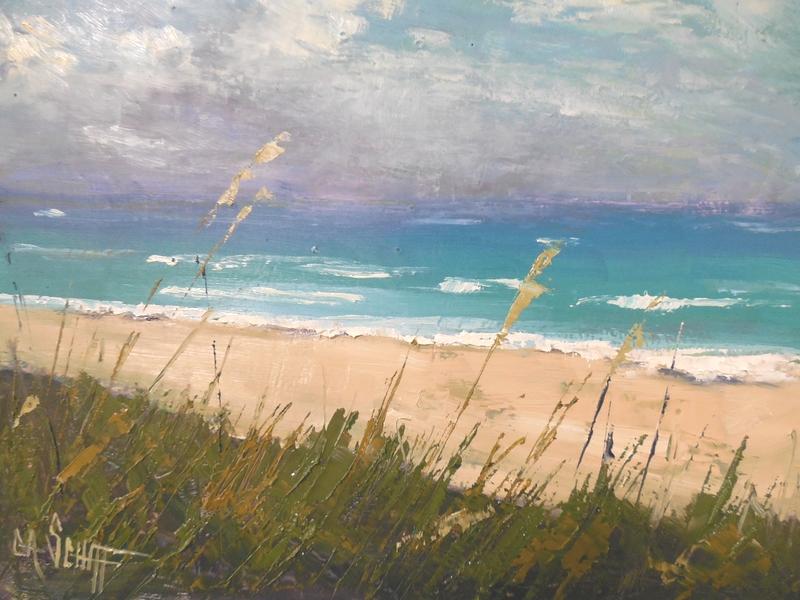800x600 Carol Schiff Daily Painting Knife Work Small Seascape Daily - 8x10 Oil Painting