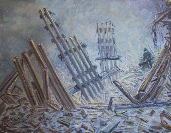 600x467 Boynton Beach Woman's Paintings Offered Healing After 911 - 9 11 Painting