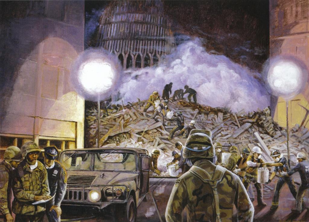 1024x737 Historic 911 Painting Now Placed Display - 9 11 Painting