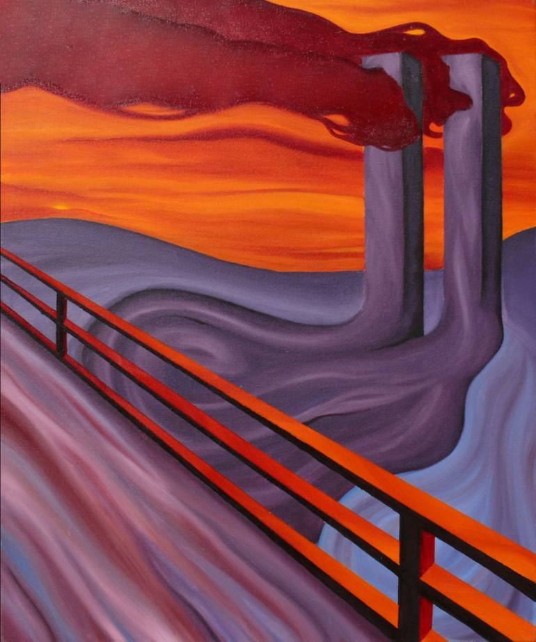 770x922 Saatchi Art The Scream Revisited (911 Twin Towers) Painting By - 9 11 Painting