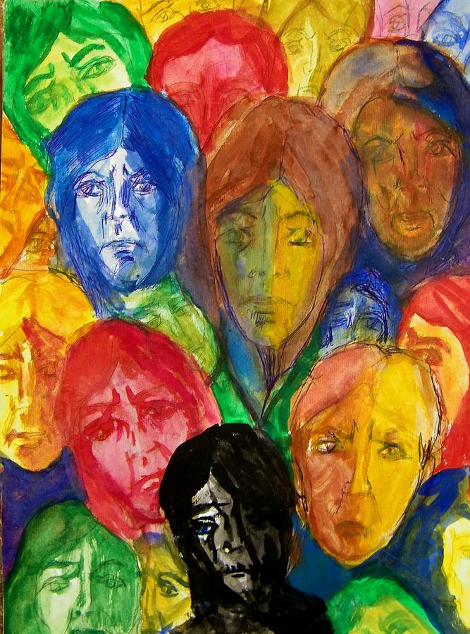 667x900 Watching On 9 11 Painting By Judith Redman - 9 11 Painting