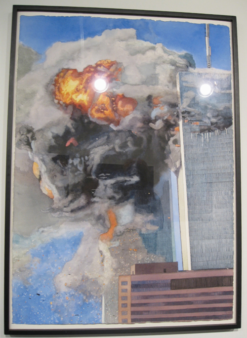 500x684 A Painter Revists The Images Of 911 - 9 11 Painting