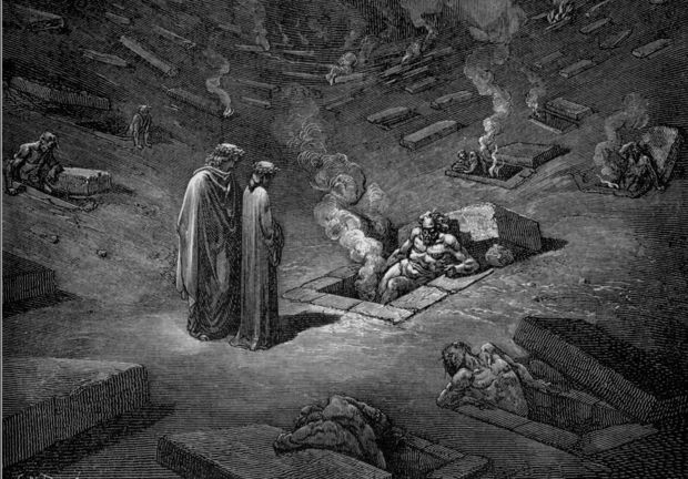 620x432 Dante's 9 Circles Of Hell A Visitors Guide Lazer Horse - 9 Circles Of Hell Painting