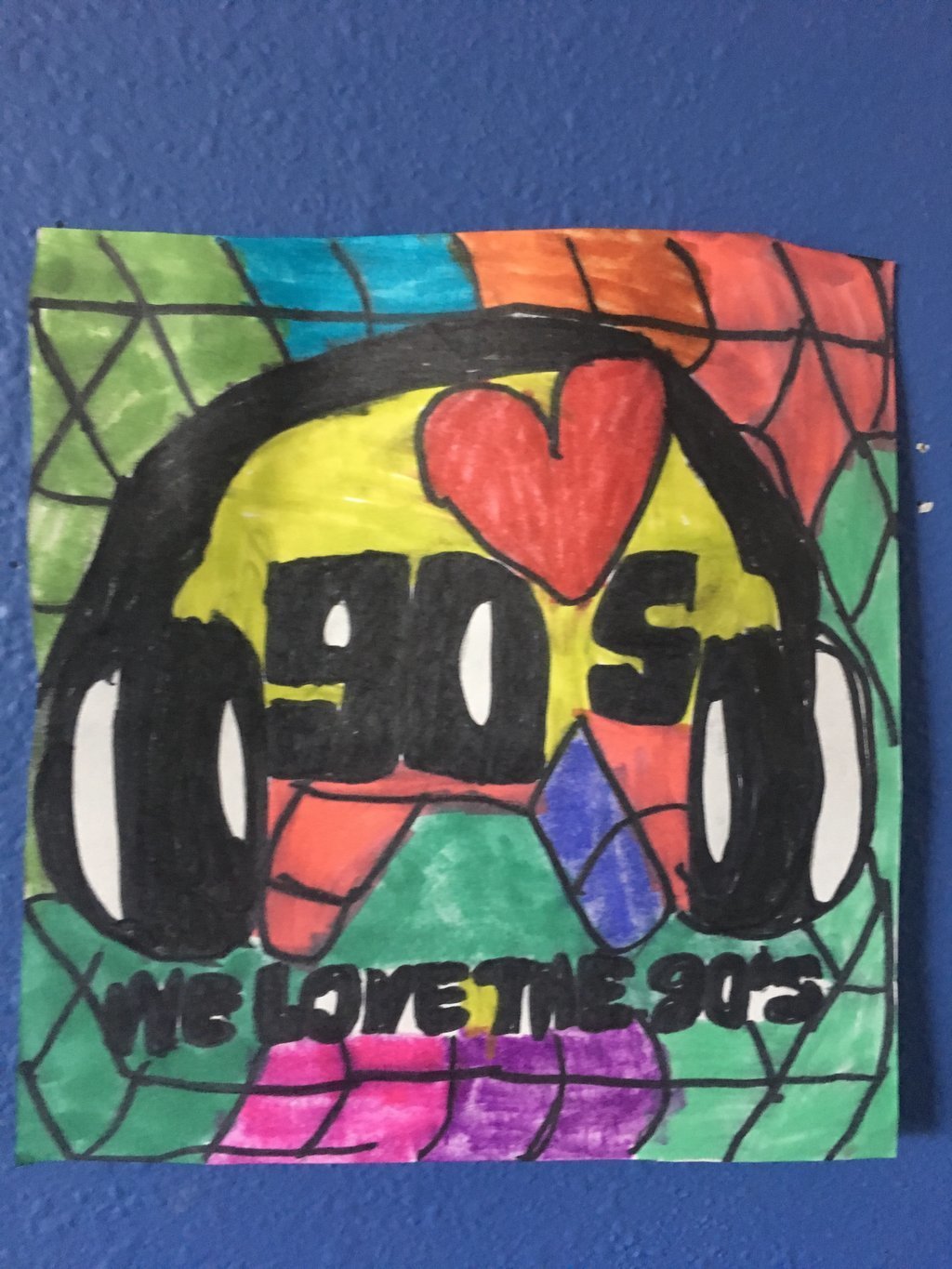 1024x1365 Love 90s We Love The 90s Art Colorful Design Draw By - 90s Painting