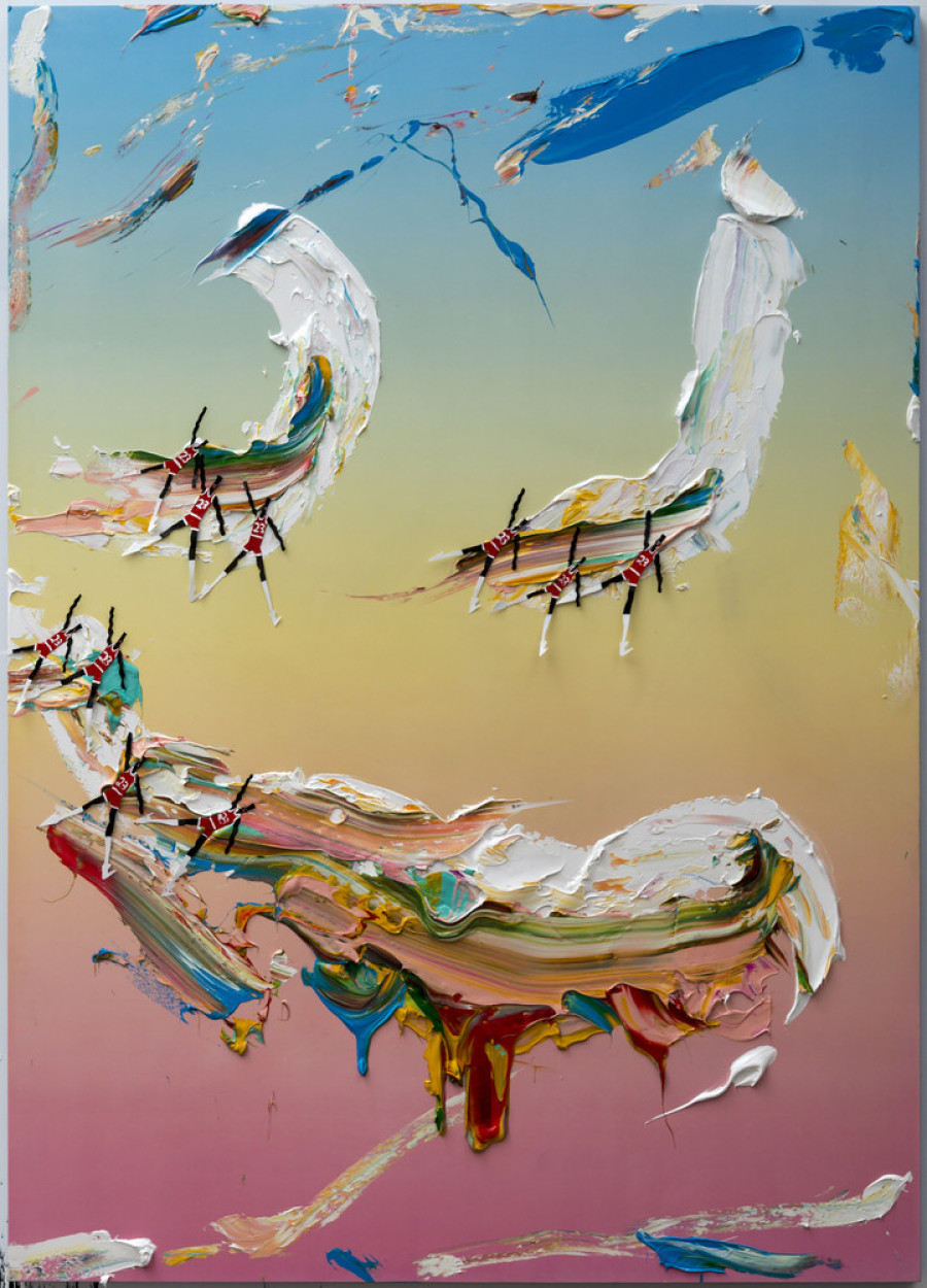 900x1250 Space Jam' - 90s Painting