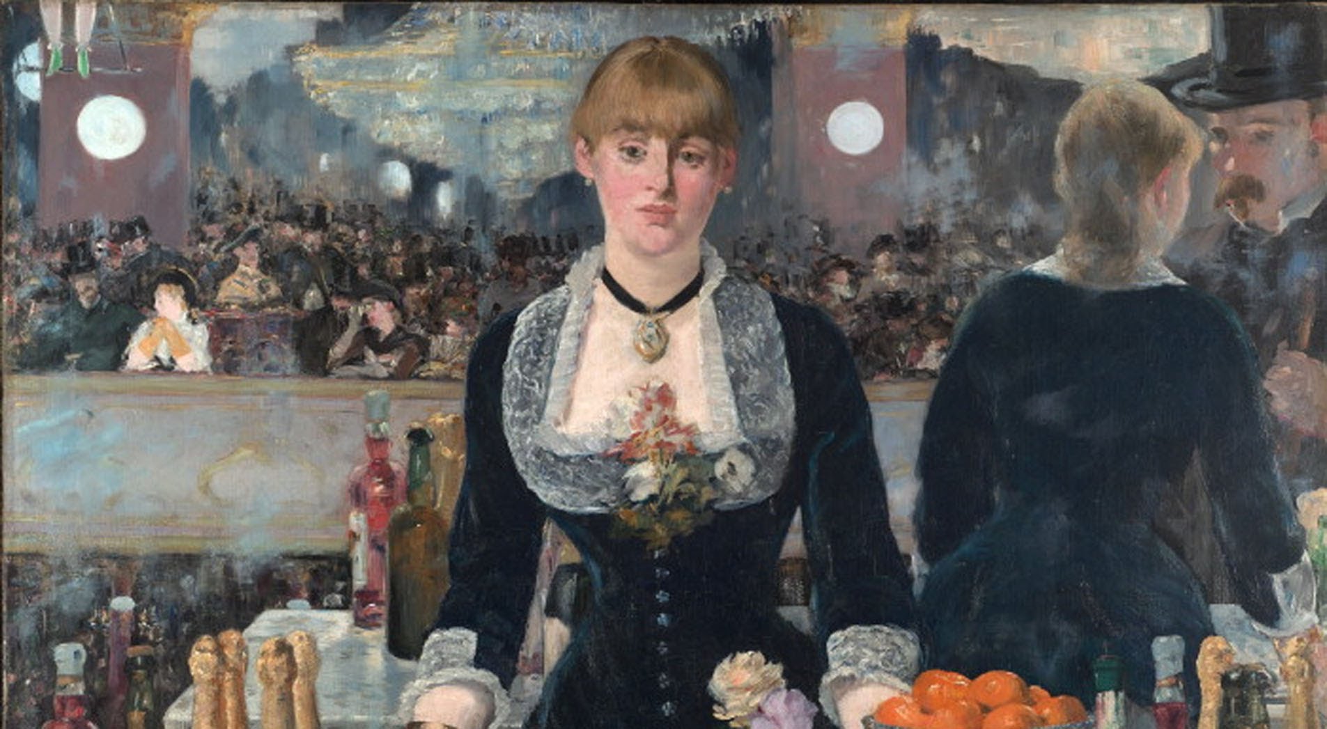 1905x1047 Edouard Manet's A Bar - A Bar At The Folies Bergere Painting