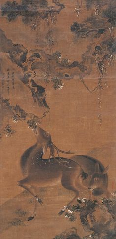 236x487 83 Best Art Far East Doe Amp Deer Paintings Images - A Birthday Painting Shen Quan