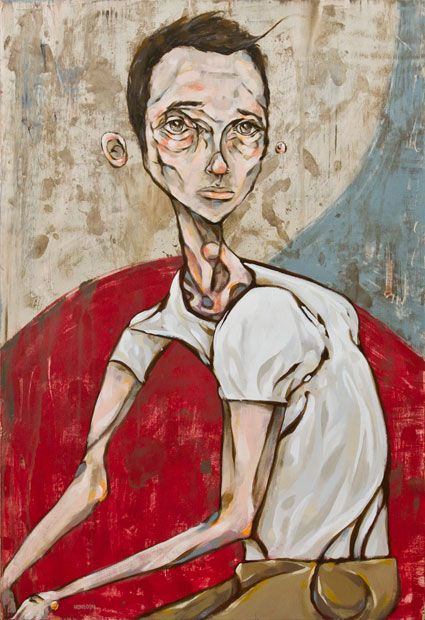 425x620 Joey Monsoon Has Found His Muse,nd She's Bitch. Monsoon, - A Bitch Painting