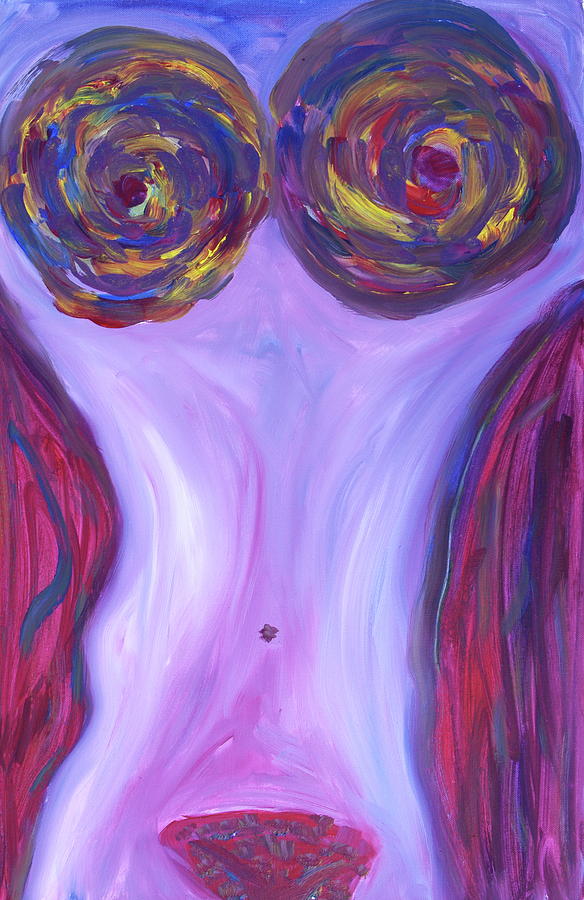 584x900 The Bitch Is Driving Me Crazy Painting By Stefan Maguran - A Bitch Painting