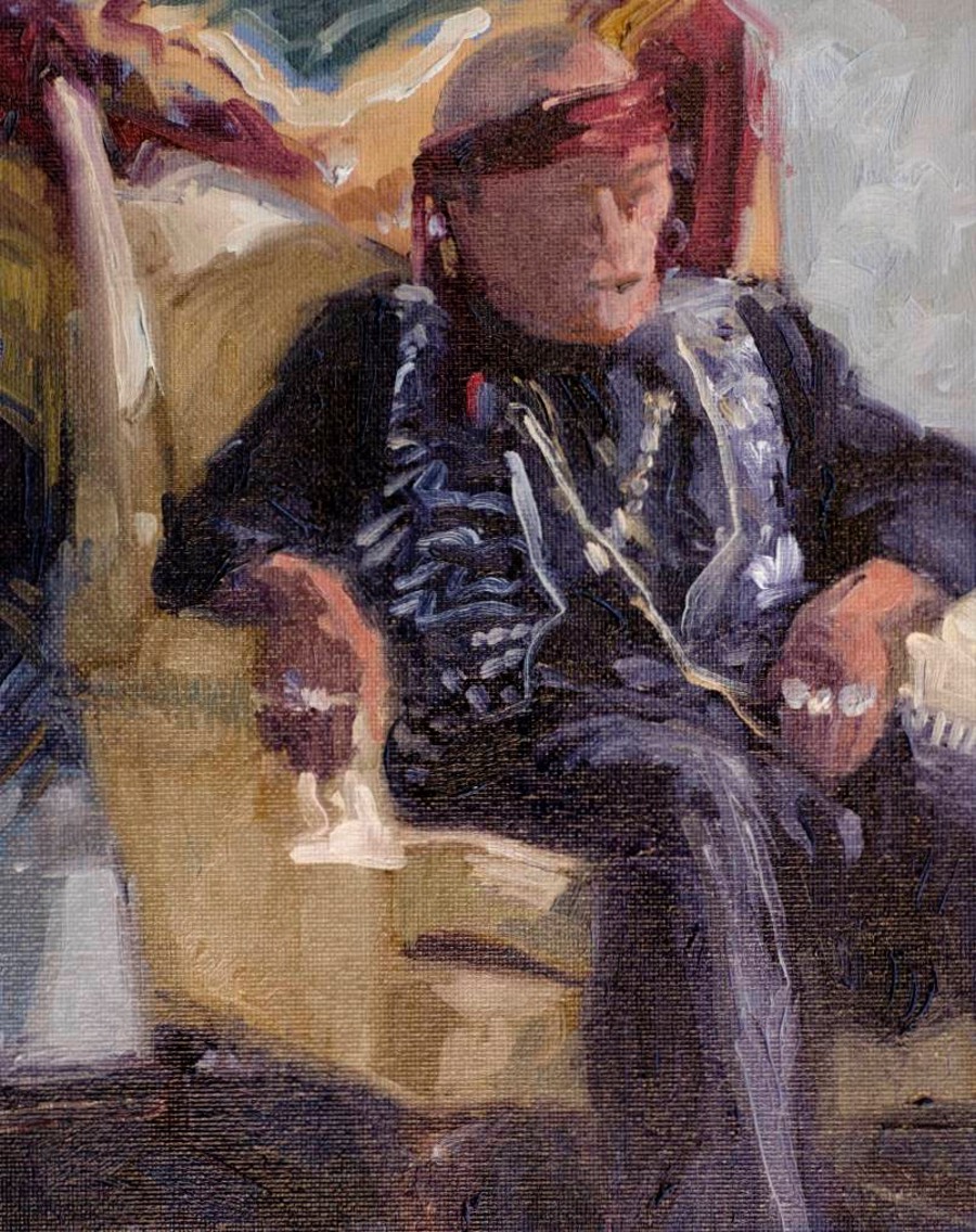 900x1136 Tough Old S.o.b. - A Bitch Painting