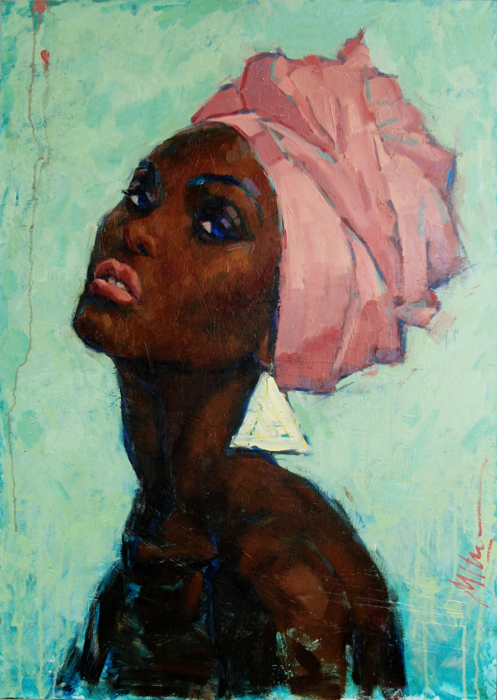 1000x1410 Dented Bitch Alexander Mityaev - A Bitch Painting