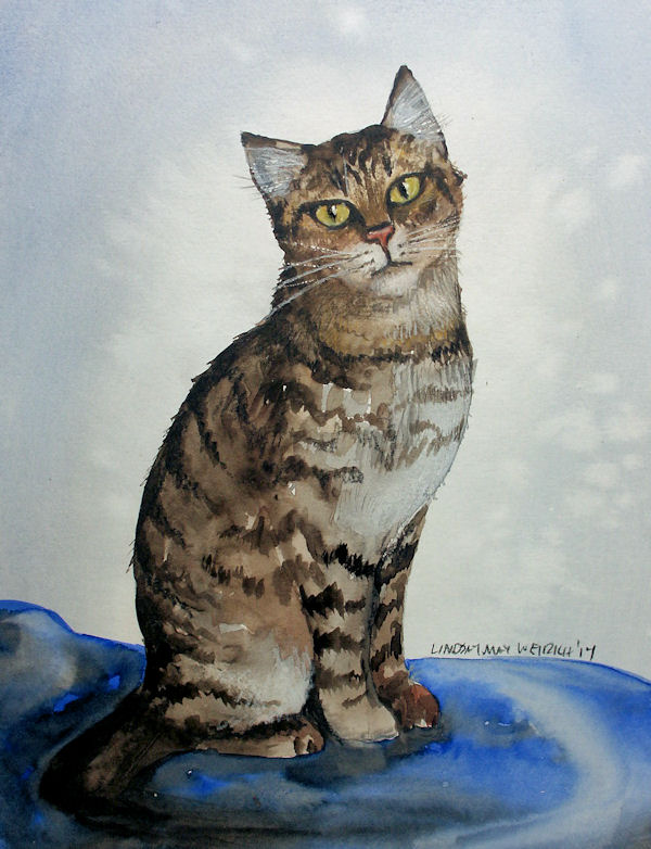 600x782 Let's Paint A Cat! A Long Tutorial By Request! The Frugal - A Cat Painting