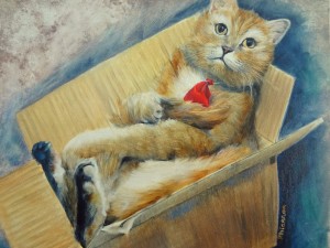 300x225 Video Painting Of A Cat - A Cat Painting