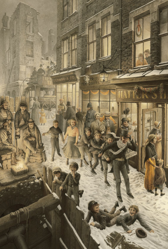 567x840 A Christmas Carol Kinder Books - A Christmas Carol Painting