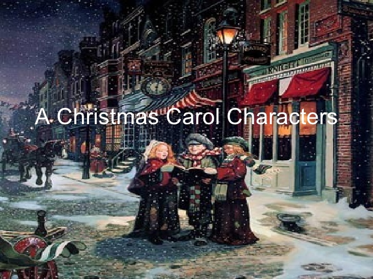 728x546 A Christmas Carol Characters - A Christmas Carol Painting