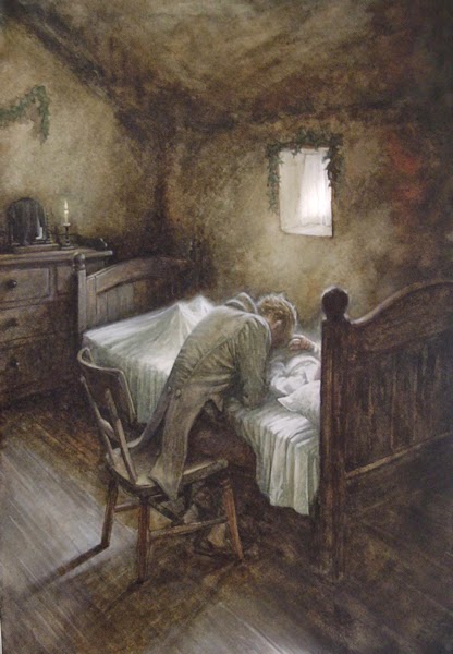 416x600 From A Christmas Carol P J Lynch - A Christmas Carol Painting