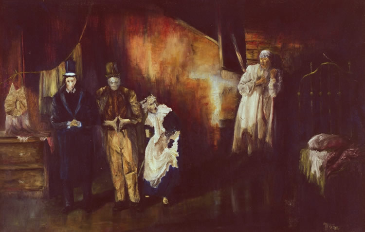 750x477 Michael David Trevillion - A Christmas Carol Painting