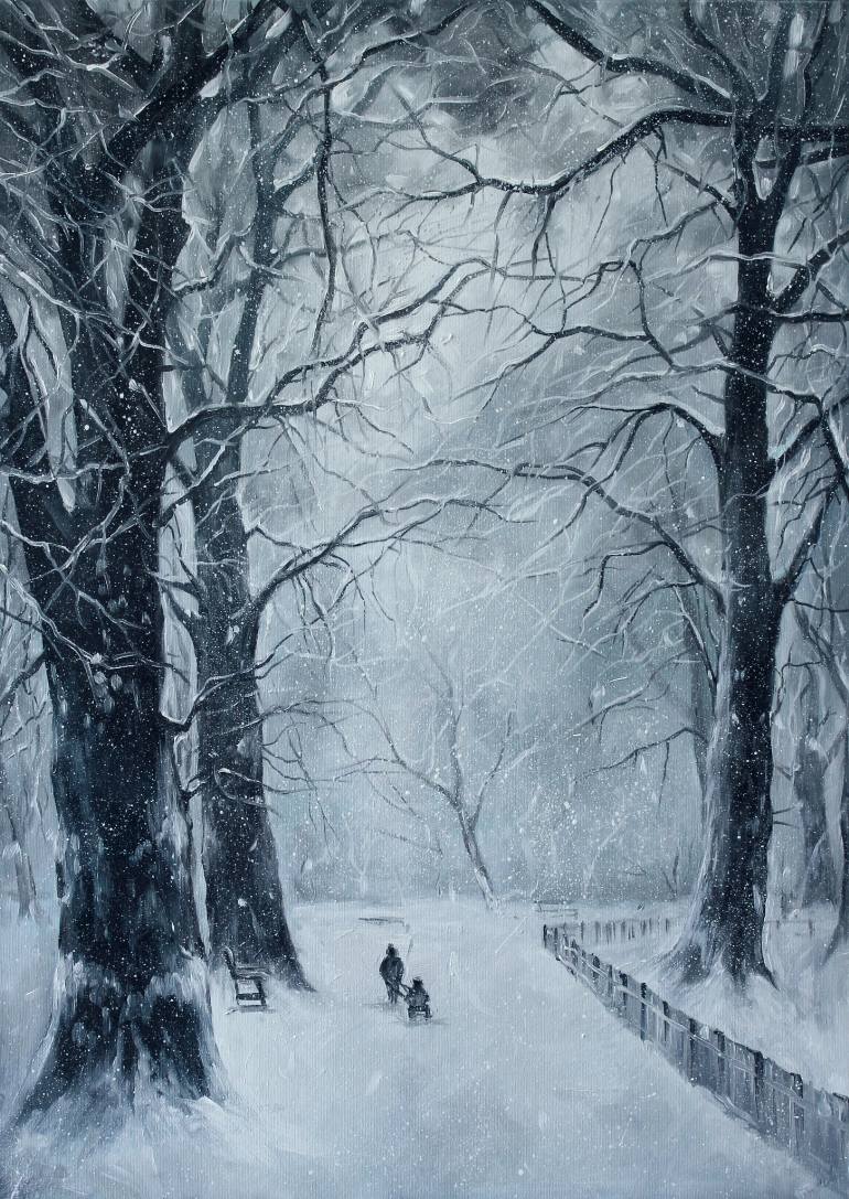 770x1087 Saatchi Art A Christmas Carol Painting By Lana Marandina - A Christmas Carol Painting