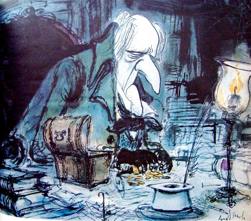 881x773 Teaching - A Christmas Carol Painting