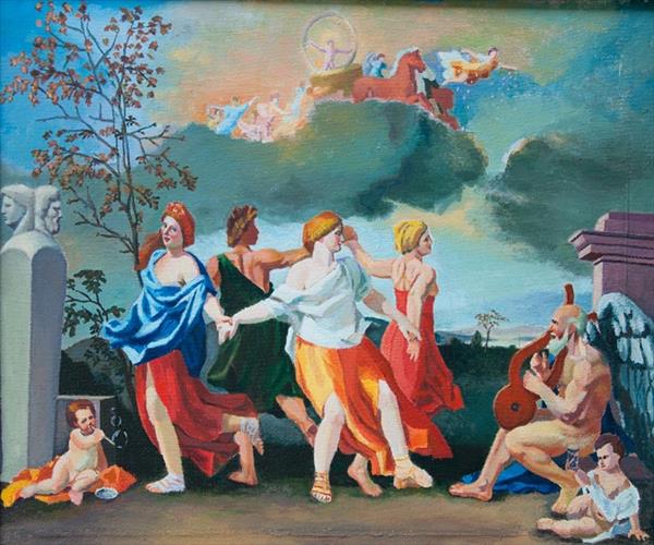 600x500 A Dance To The Music Of Time By Garth Jones Artgallery.co.uk - A Dance To The Music Of Time Painting